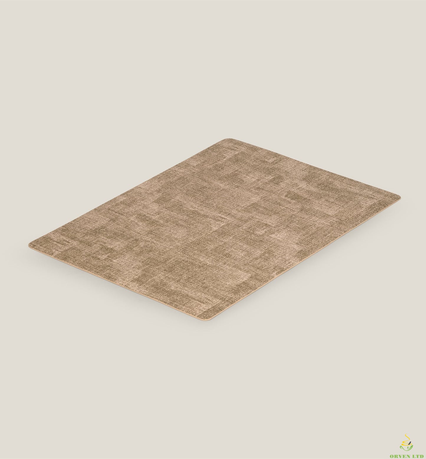 Tan Faux Leather Placemat