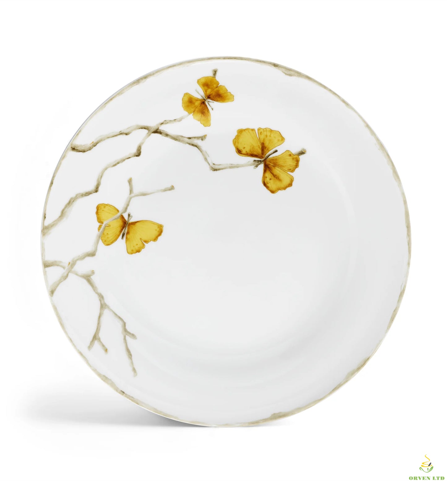 Lucio Butterfly Ginkgo Gold Cutlery (5-Piece Set)