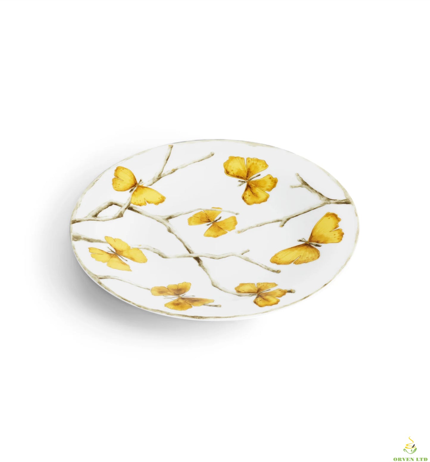 Lucio Butterfly Ginkgo Gold Cutlery (5-Piece Set)