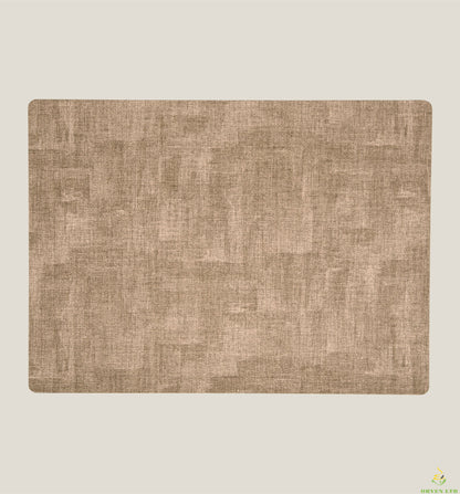 Tan Faux Leather Placemat
