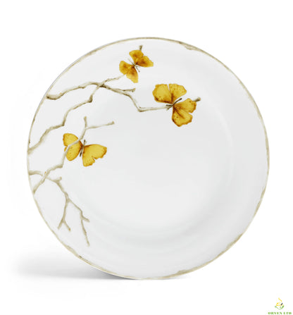 Lucio Butterfly Ginkgo Gold Cutlery (5-Piece Set)