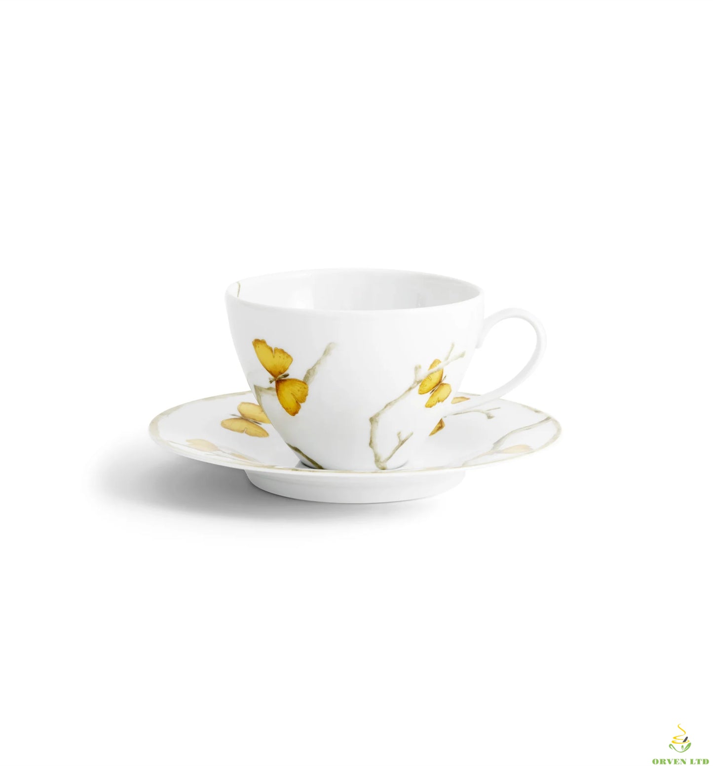 Lucio Butterfly Ginkgo Gold Cutlery (5-Piece Set)