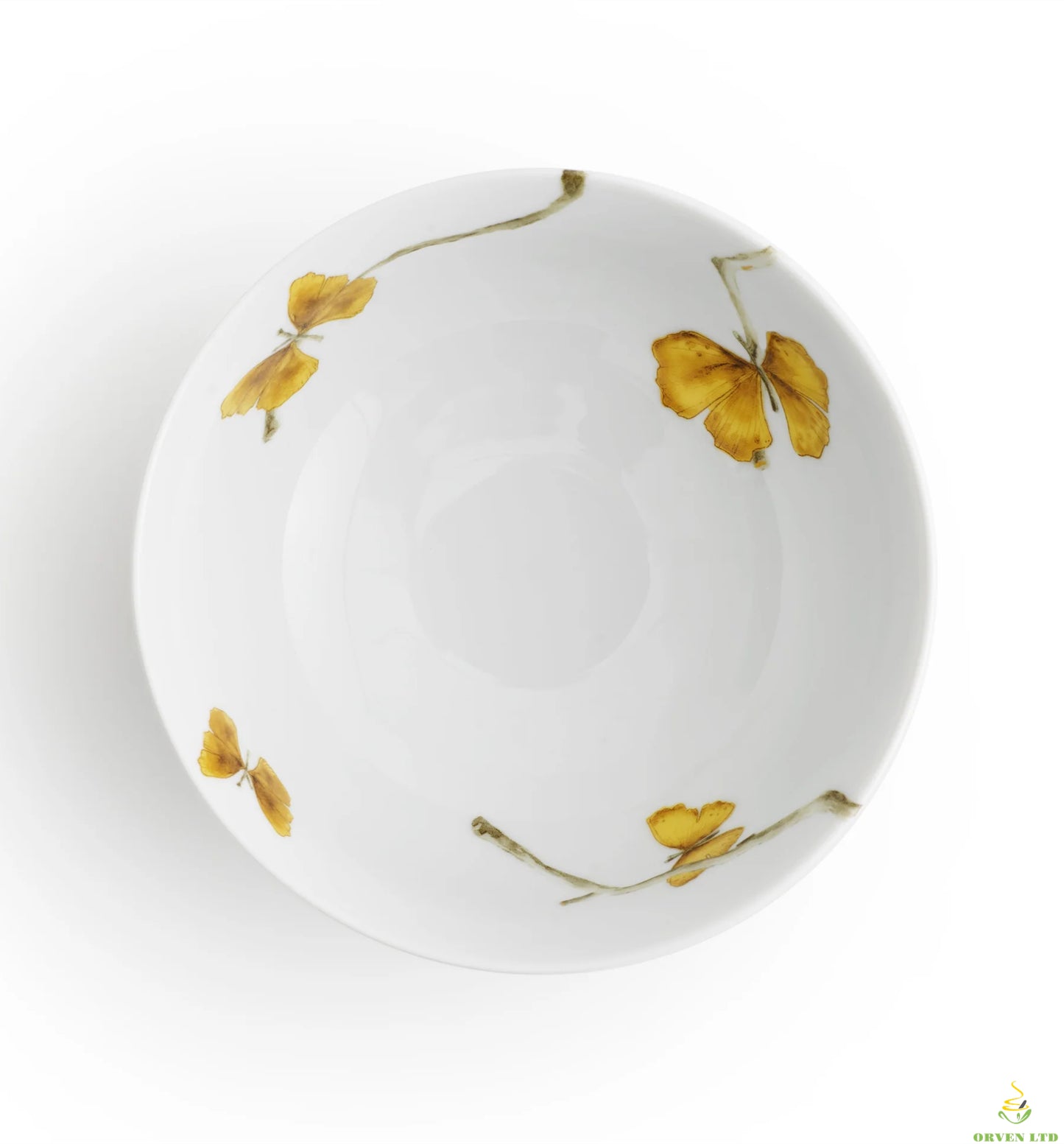 Lucio Butterfly Ginkgo Gold Cutlery (5-Piece Set)